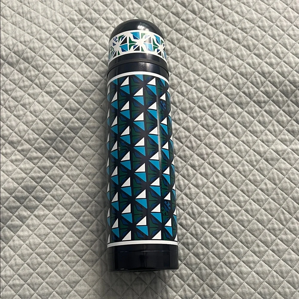 Tory Burch Geometric Patterned Thermos - Picture 1 of 5